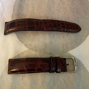 Michele Watch Genuine Alligator Watch band
